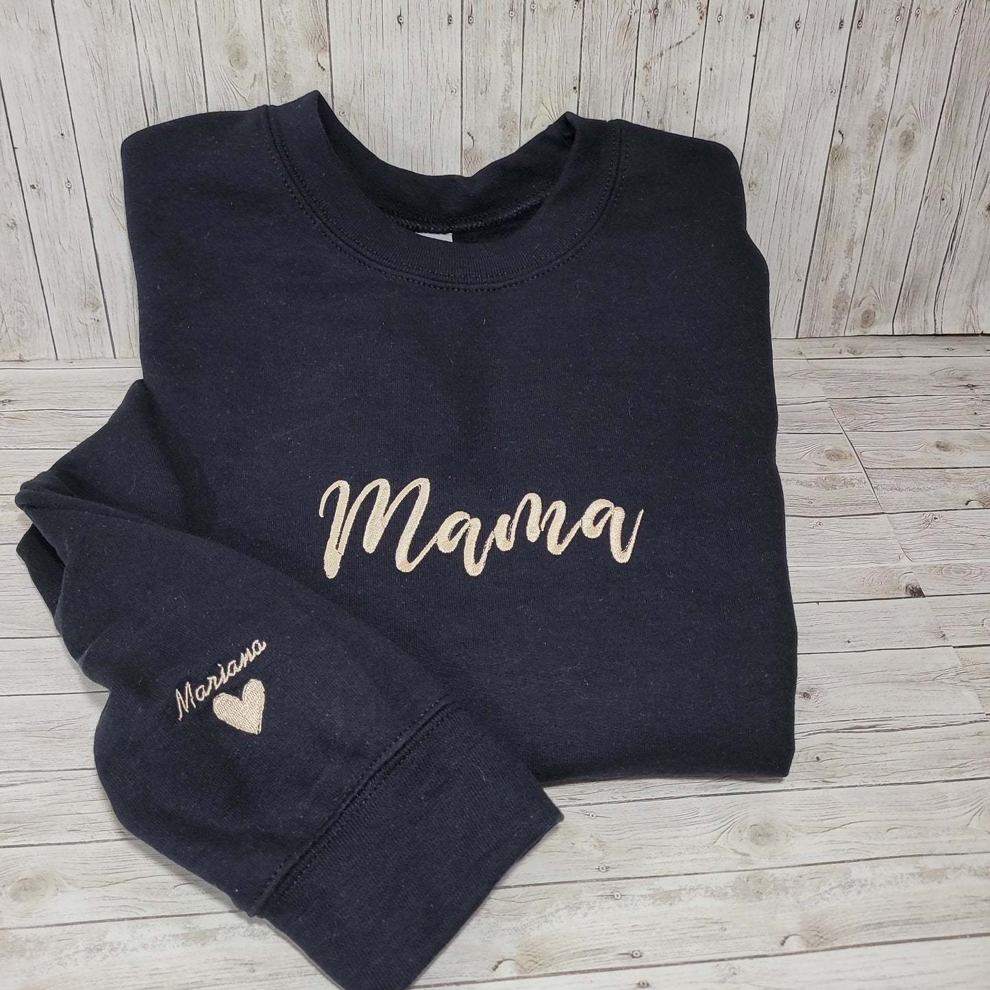 Personalized Mama Embroidered Sweatshirt – Custom Kids’ Names