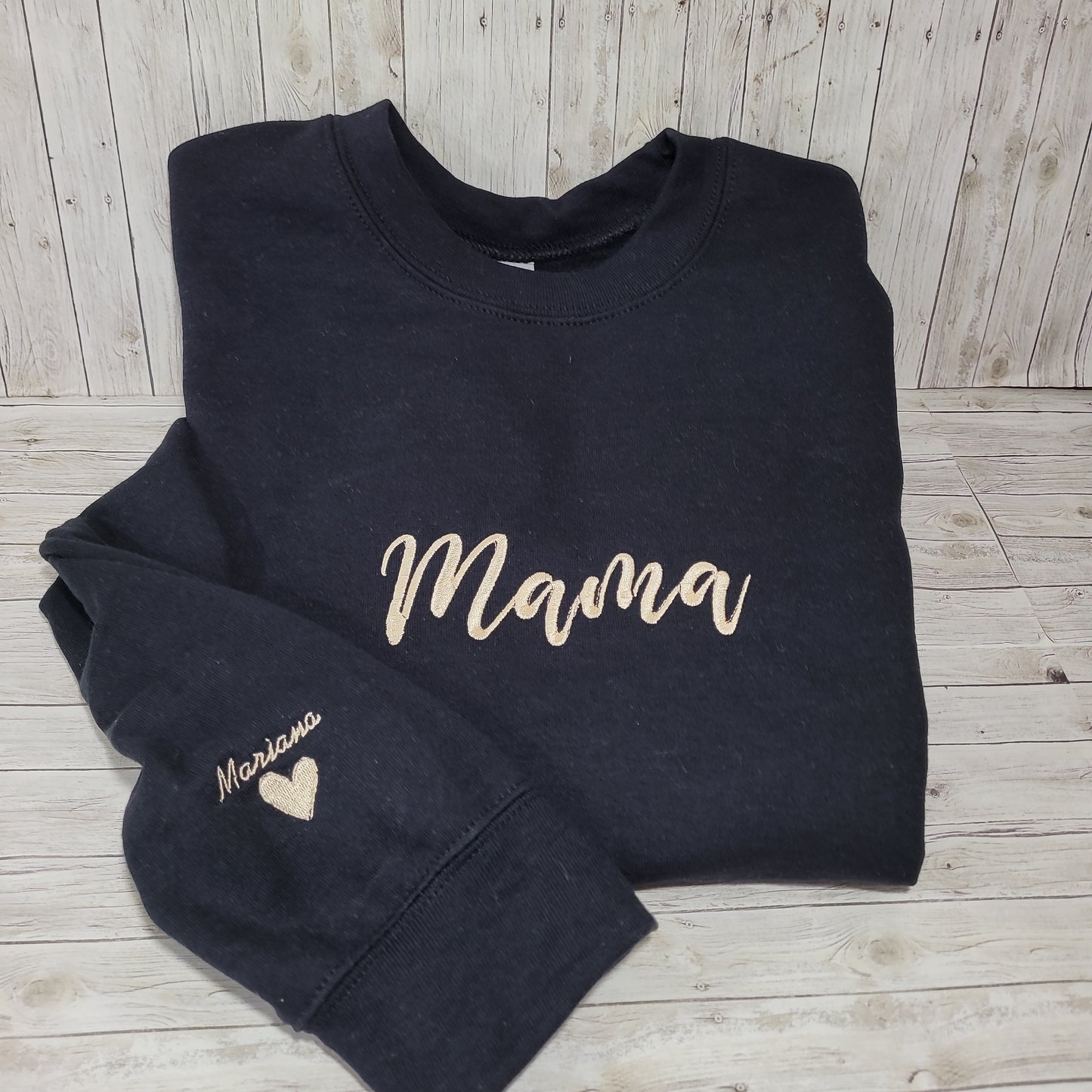 Personalized Mama Embroidered Sweatshirt – Custom Kids’ Names
