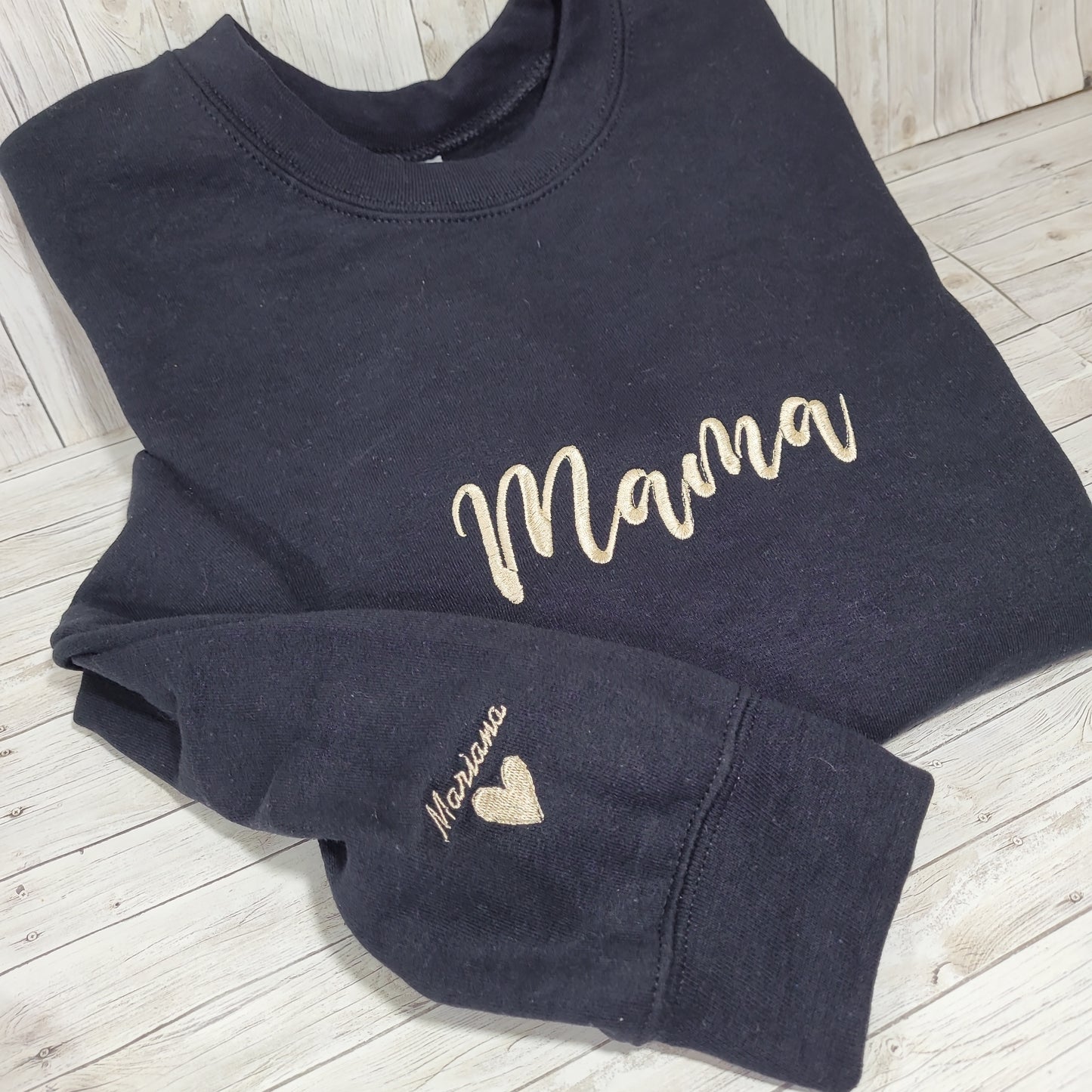Personalized Mama Embroidered Sweatshirt – Custom Kids’ Names