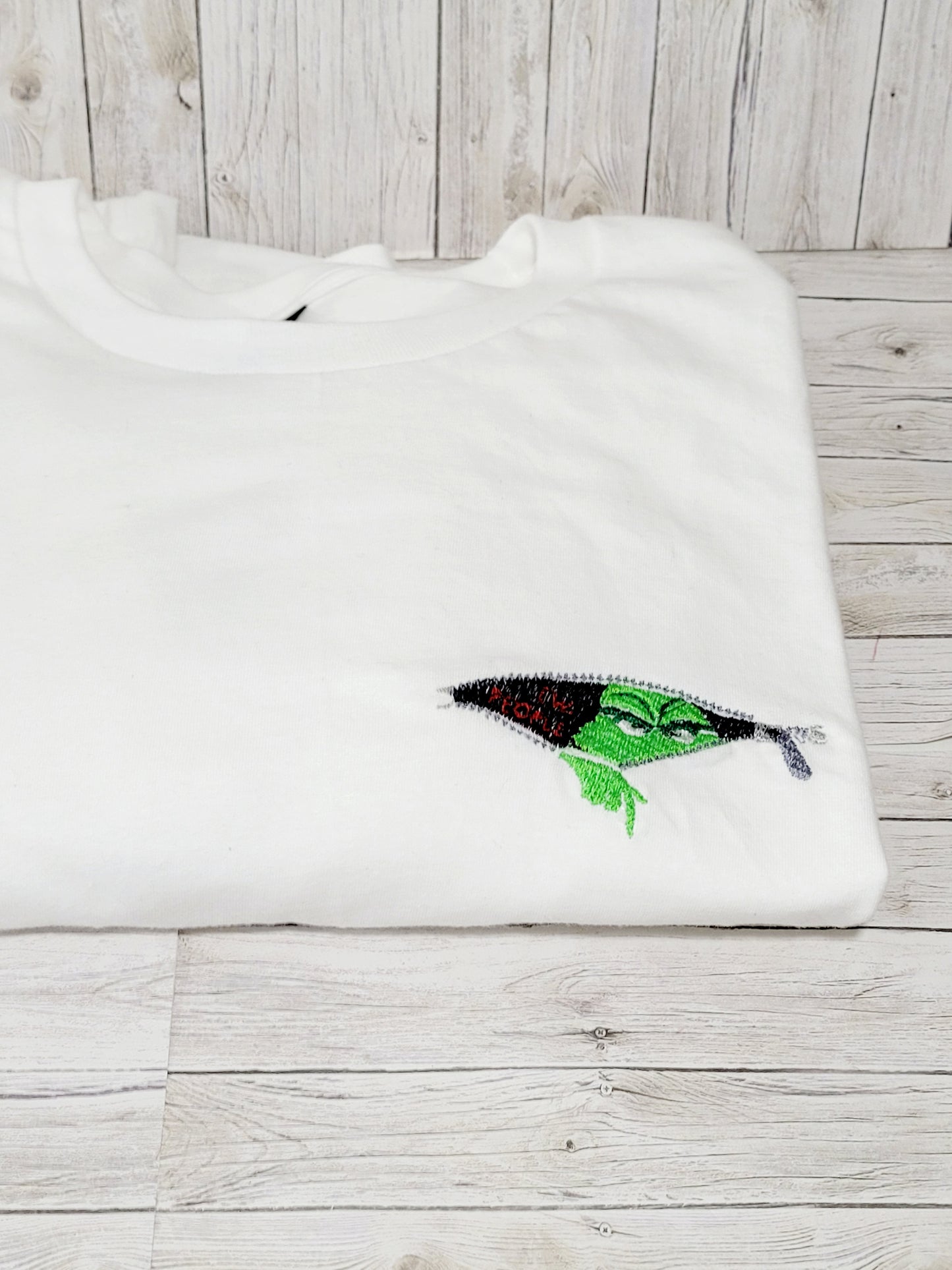 “Eww, People” Embroidered Long Sleeve Shirt – Funny Holiday Top