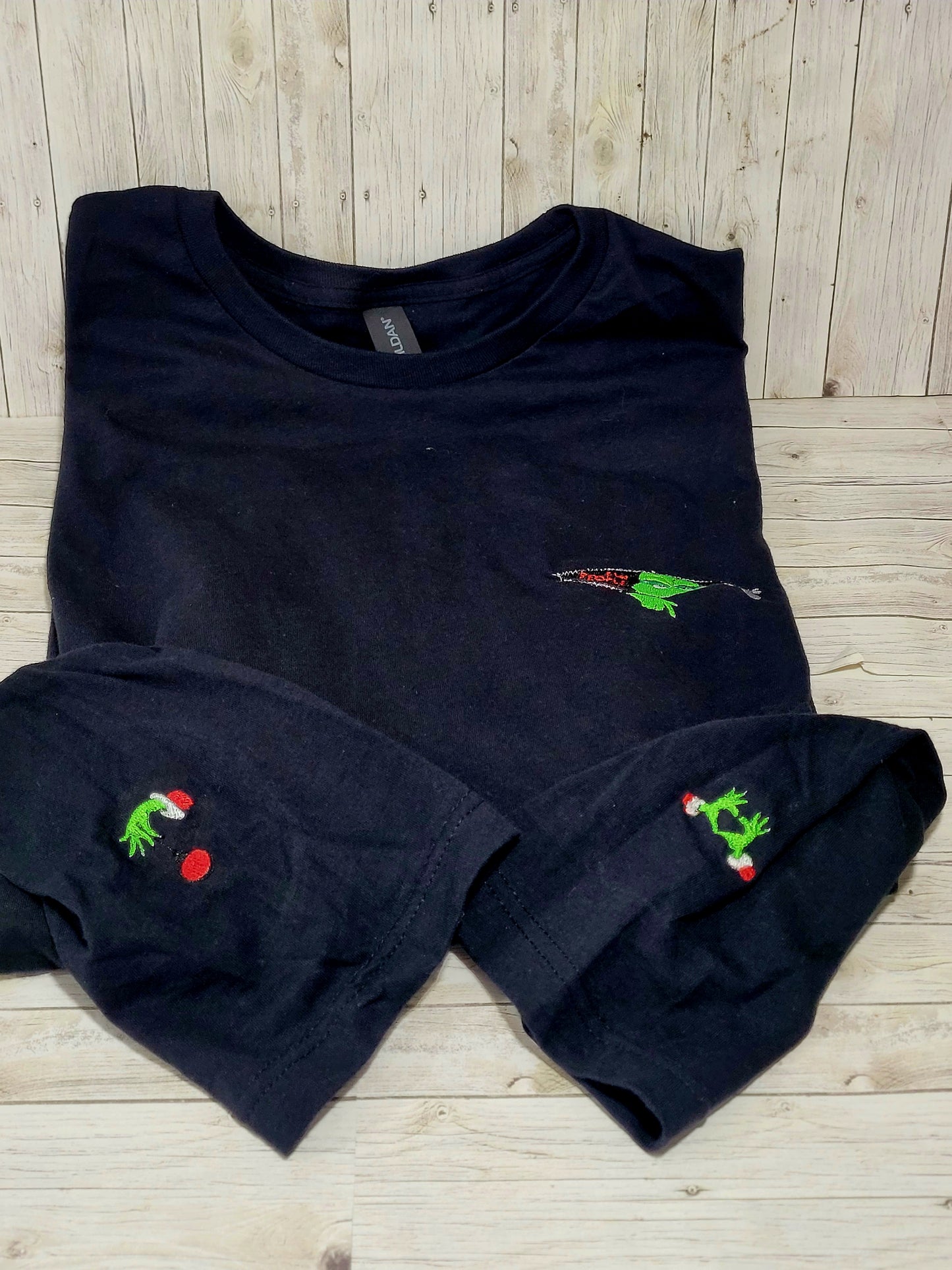 “Eww, People” Embroidered Long Sleeve Shirt – Funny Holiday Top