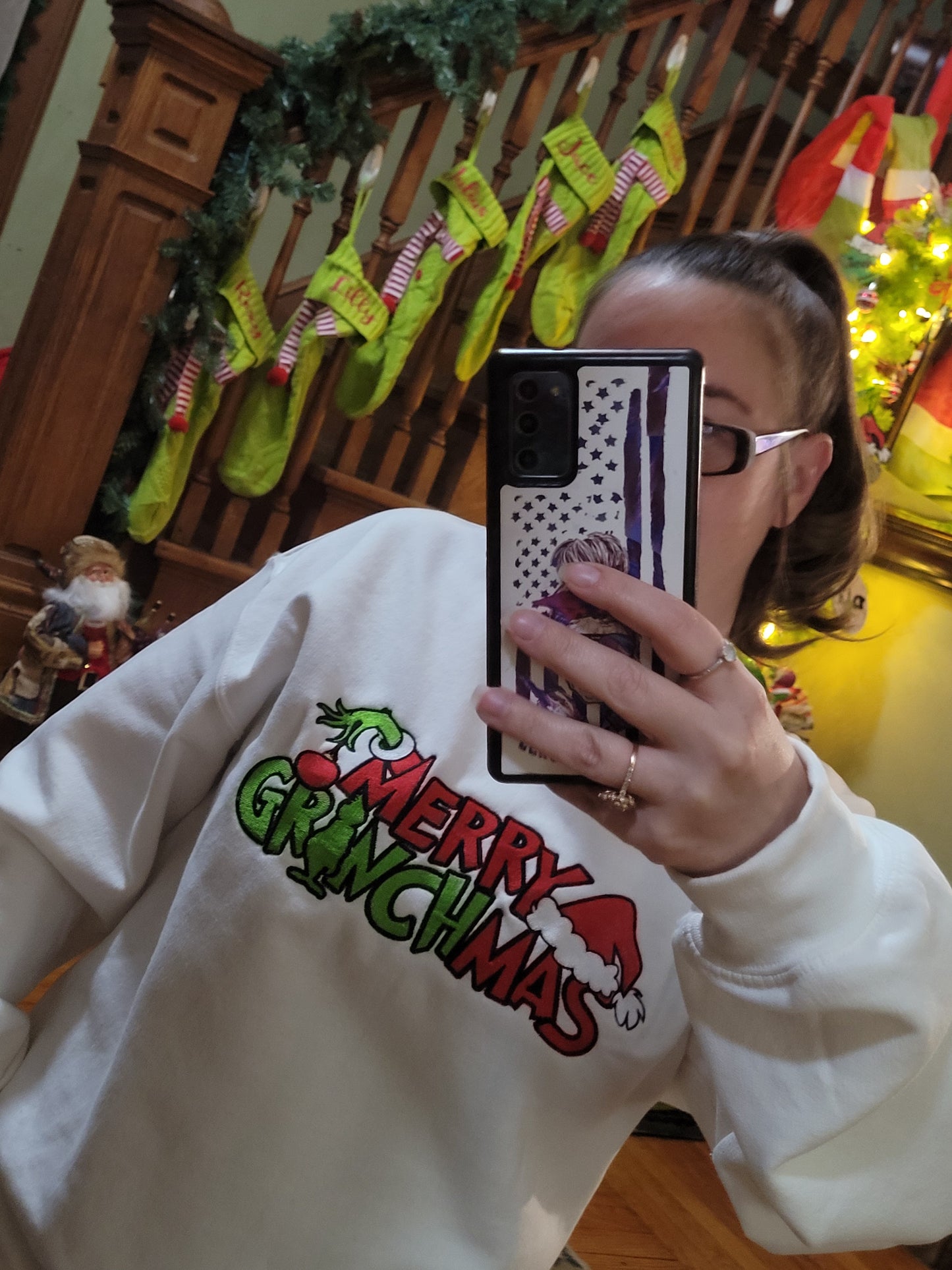 Merry Grinchmas Sweatshirt – Funny Holiday Pullover 🎄💚