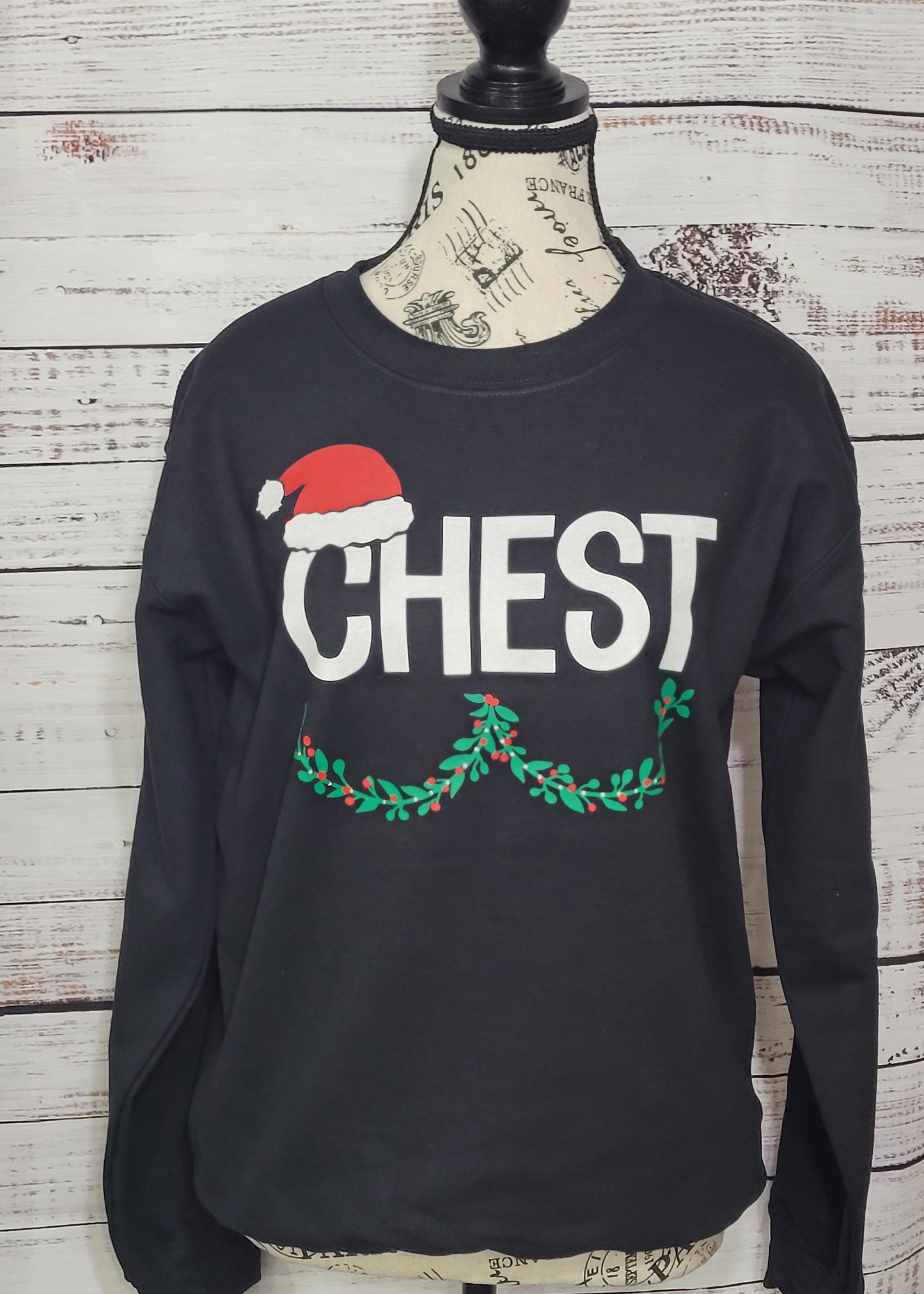 Funny Couples Christmas Sweater Set – “Chest” & “Nuts” Holiday Pullover Duo 🎄😂