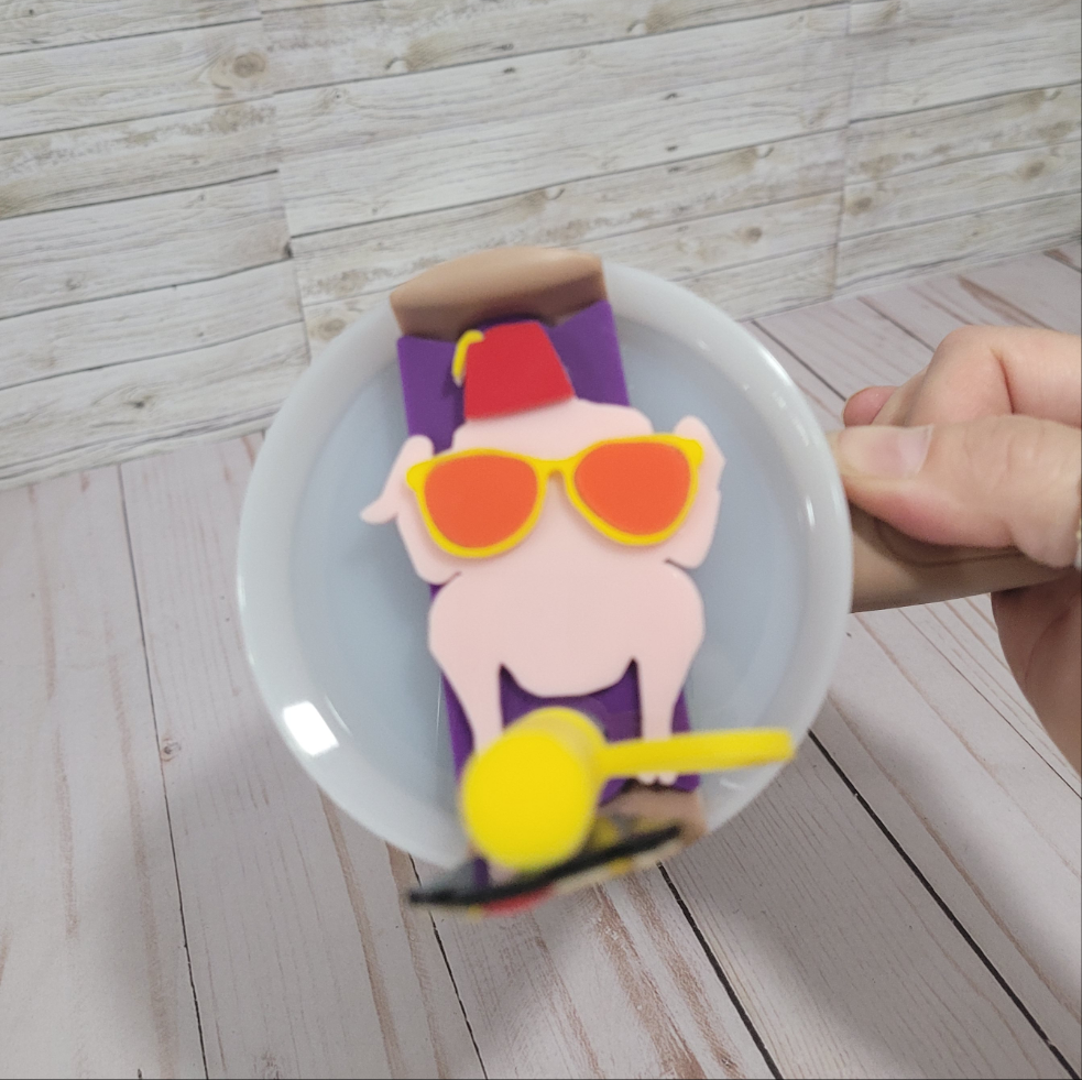 Funny Turkey Tumbler Topper – Thanksgiving Cup Decoration, Holiday Drink Accessory