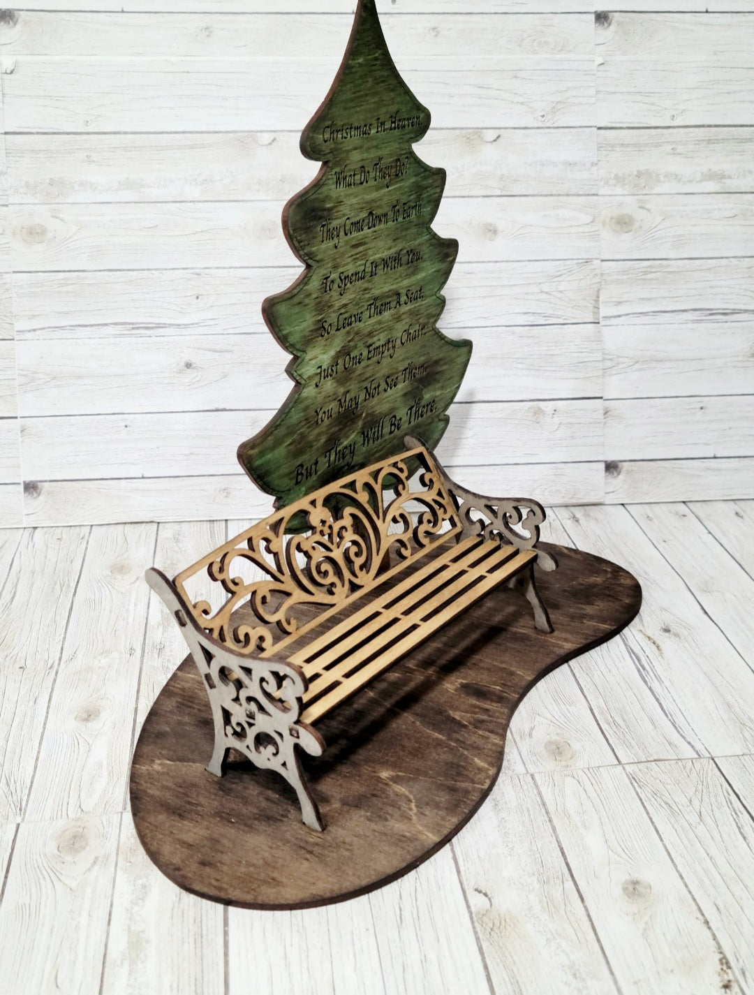 Christmas In Heaven Bench