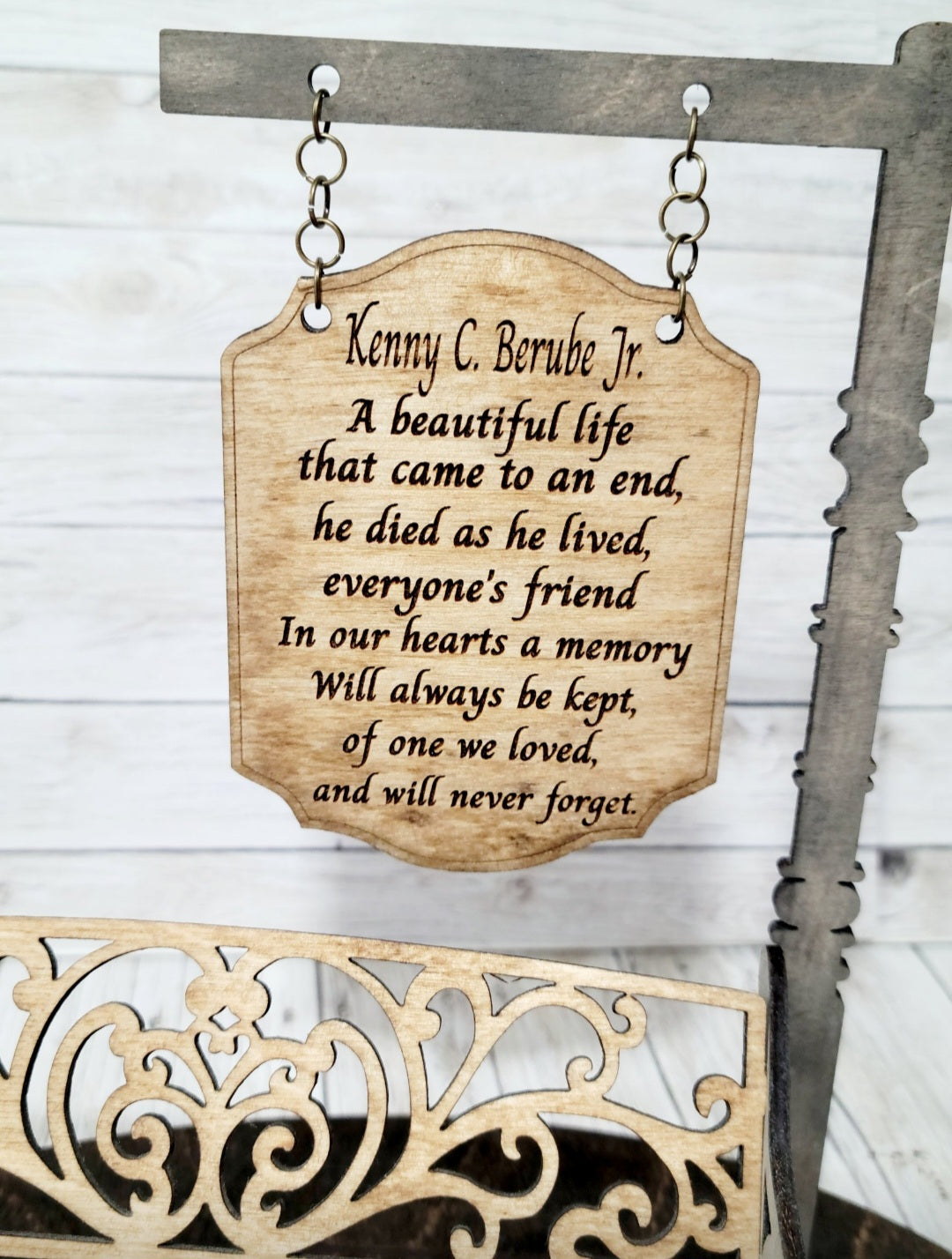 Christmas In Heaven Bench