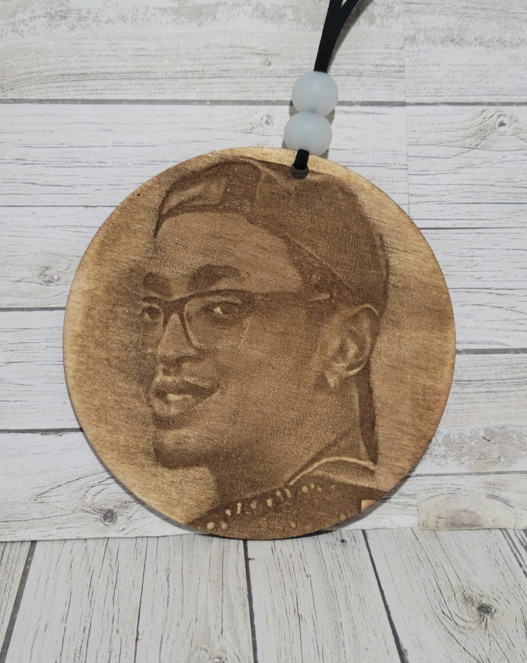 Personalized Memorial Ornament | Custom Photo or Quote | In Loving Memory Car Charm