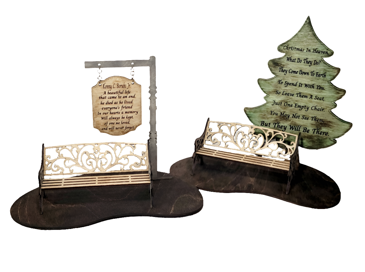 Christmas In Heaven Bench