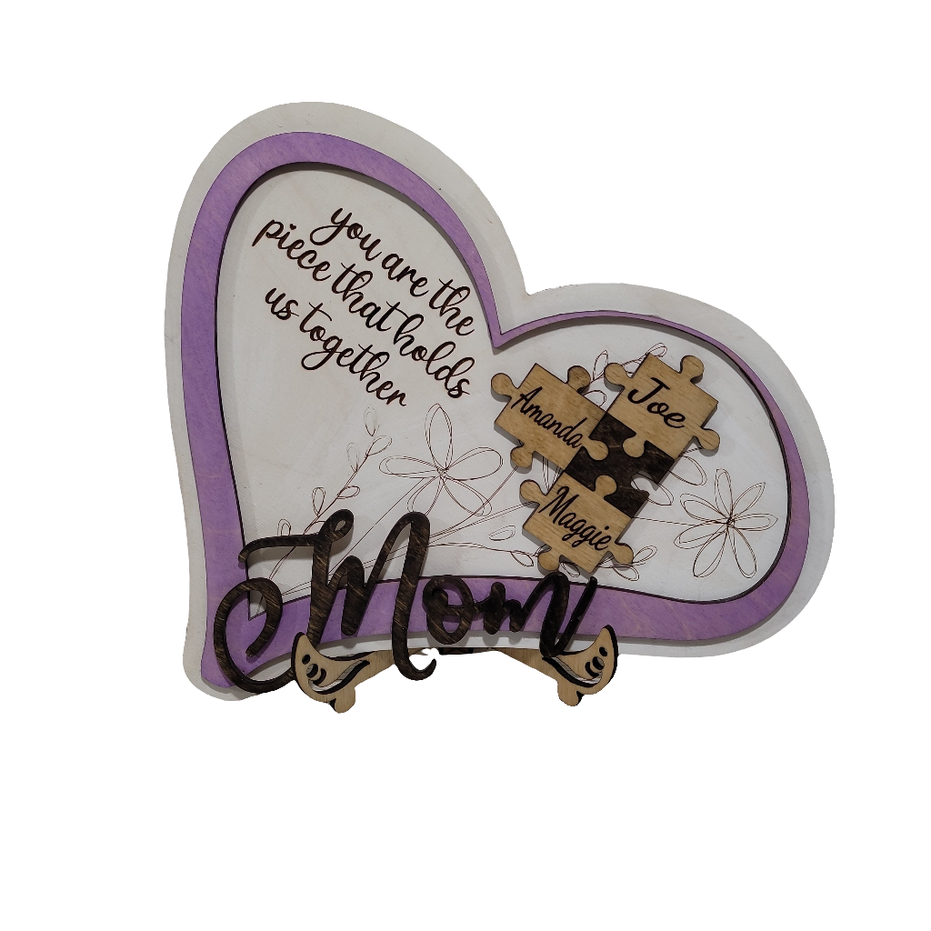 Mother's Day Heart Puzzle