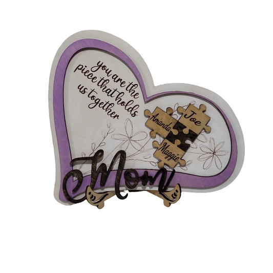 Mother's Day Heart Puzzle