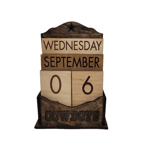 Sports Team Desk Calendar