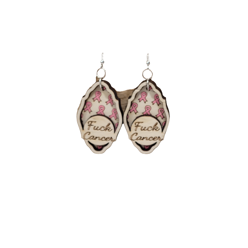 Breast Cancer Earrings