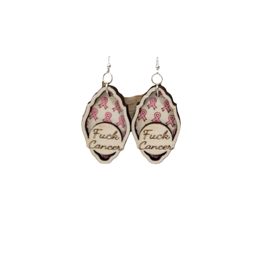 Breast Cancer Earrings