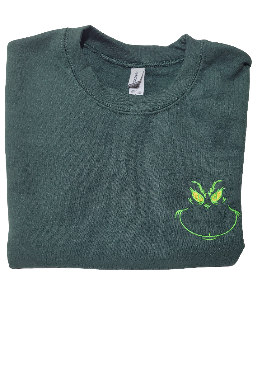 Embroidered Sweatshirt – Funny Christmas Holiday Sweater