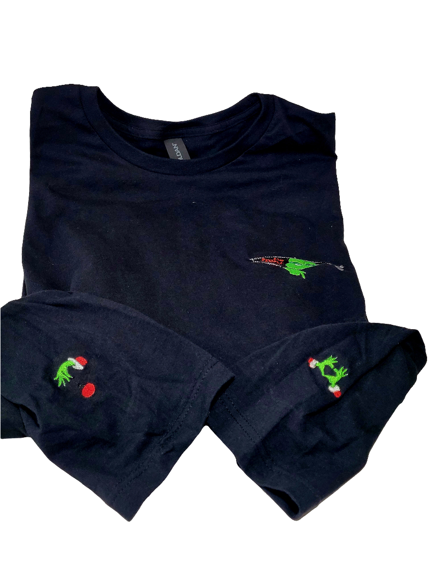 “Eww, People” Embroidered Long Sleeve Shirt – Funny Holiday Top