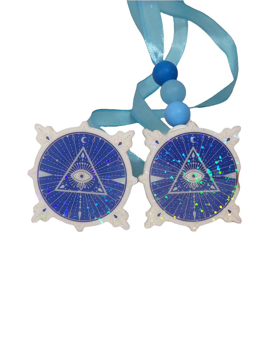 Evil Eye Car Freshener – Vent Clip or Rearview Mirror Hanging