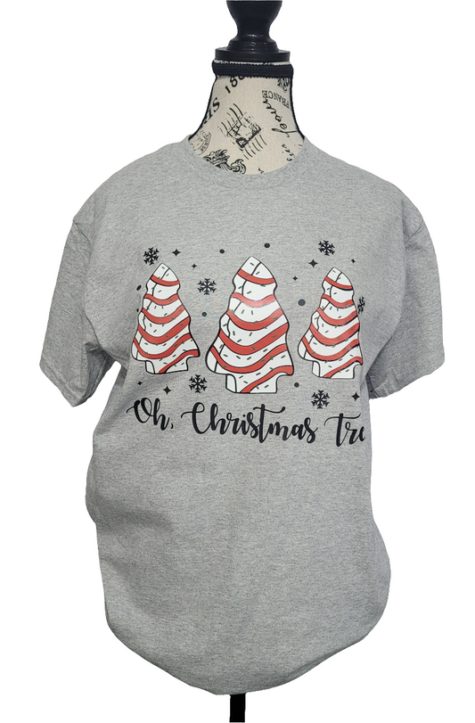 Oh Christmas Tree T-Shirt – Festive Holiday Graphic Tee 🎄✨