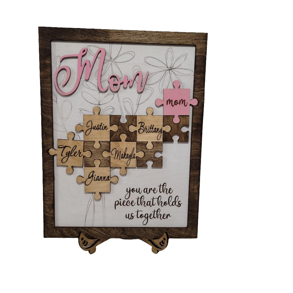 Mom Puzzle sign