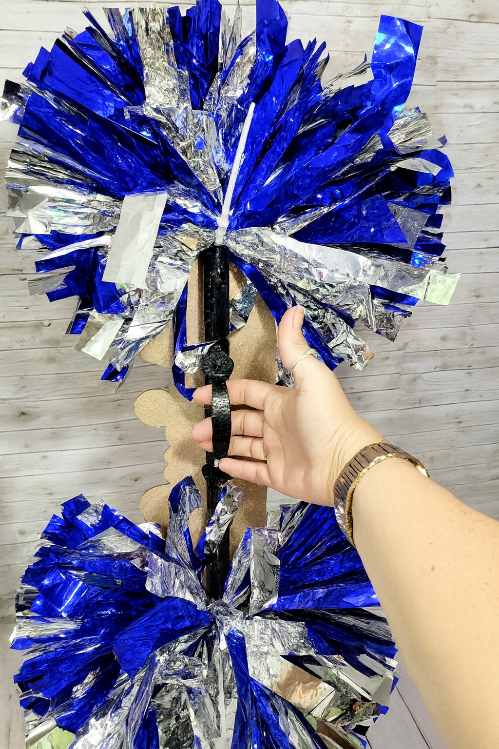 Personalized Cheer Stick with Name | Custom Pom Pom Spirit Stick | Cheerleader Gift