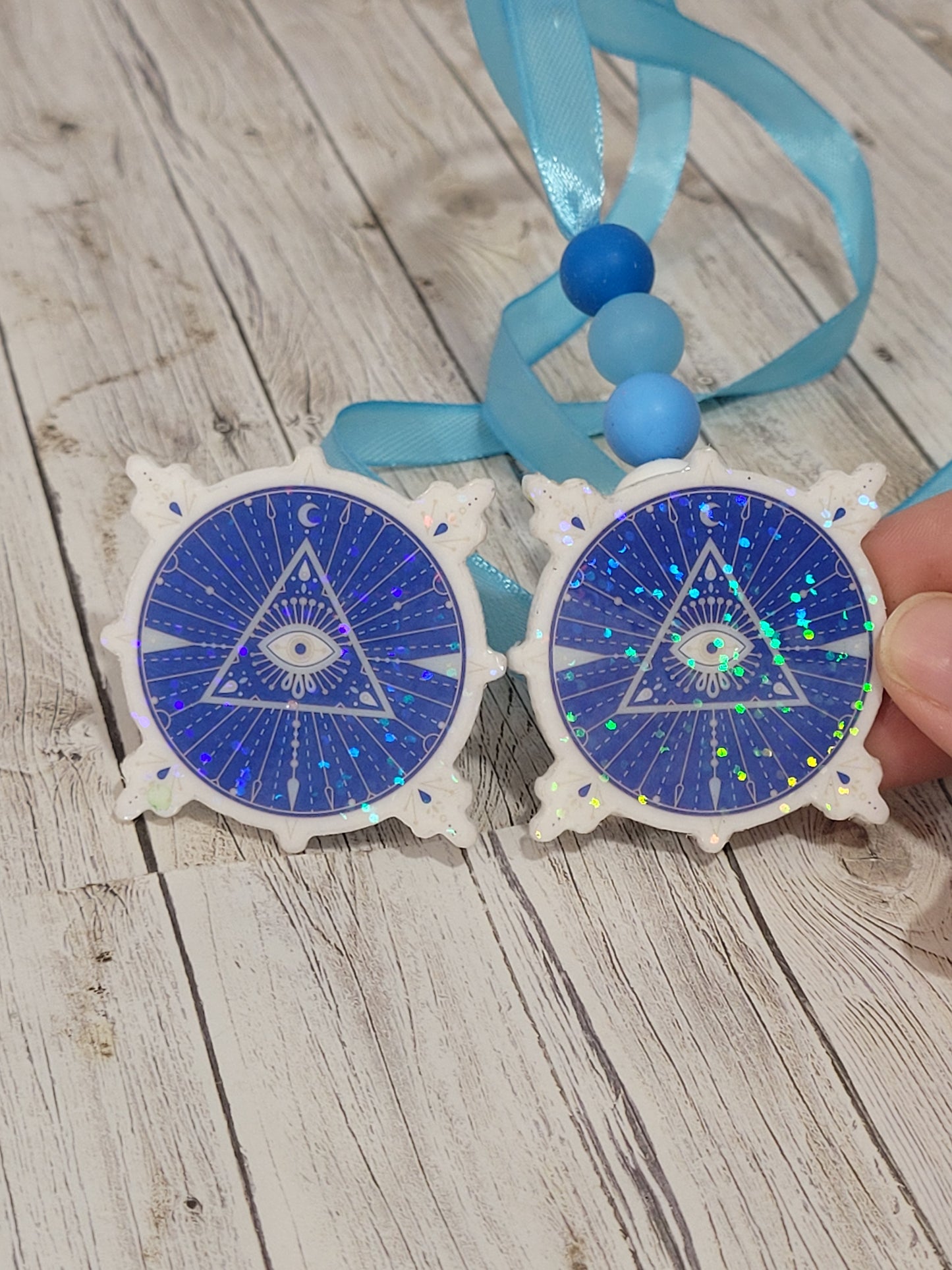 Evil Eye Car Freshener – Vent Clip or Rearview Mirror Hanging