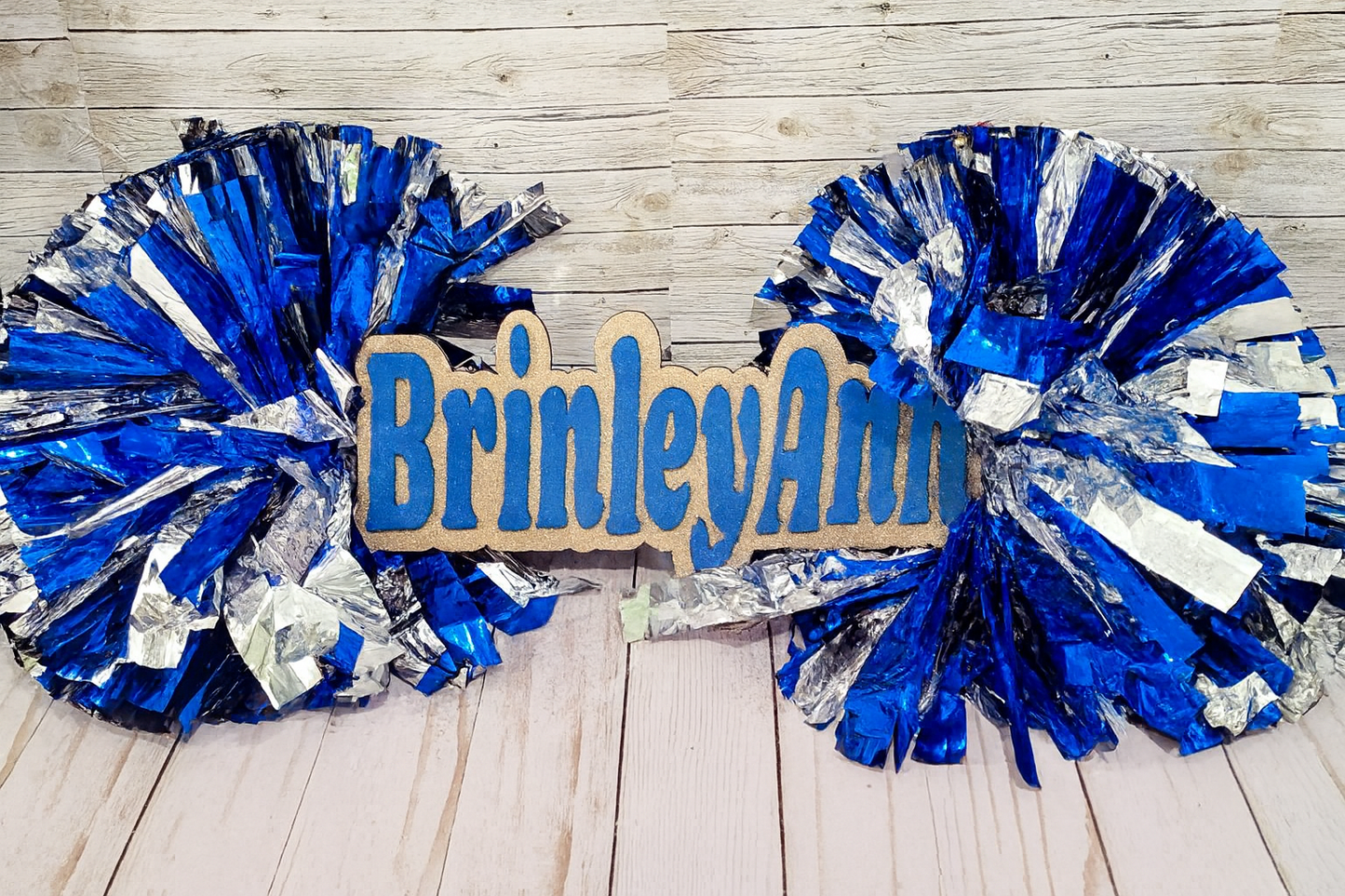 Personalized Cheer Stick with Name | Custom Pom Pom Spirit Stick | Cheerleader Gift