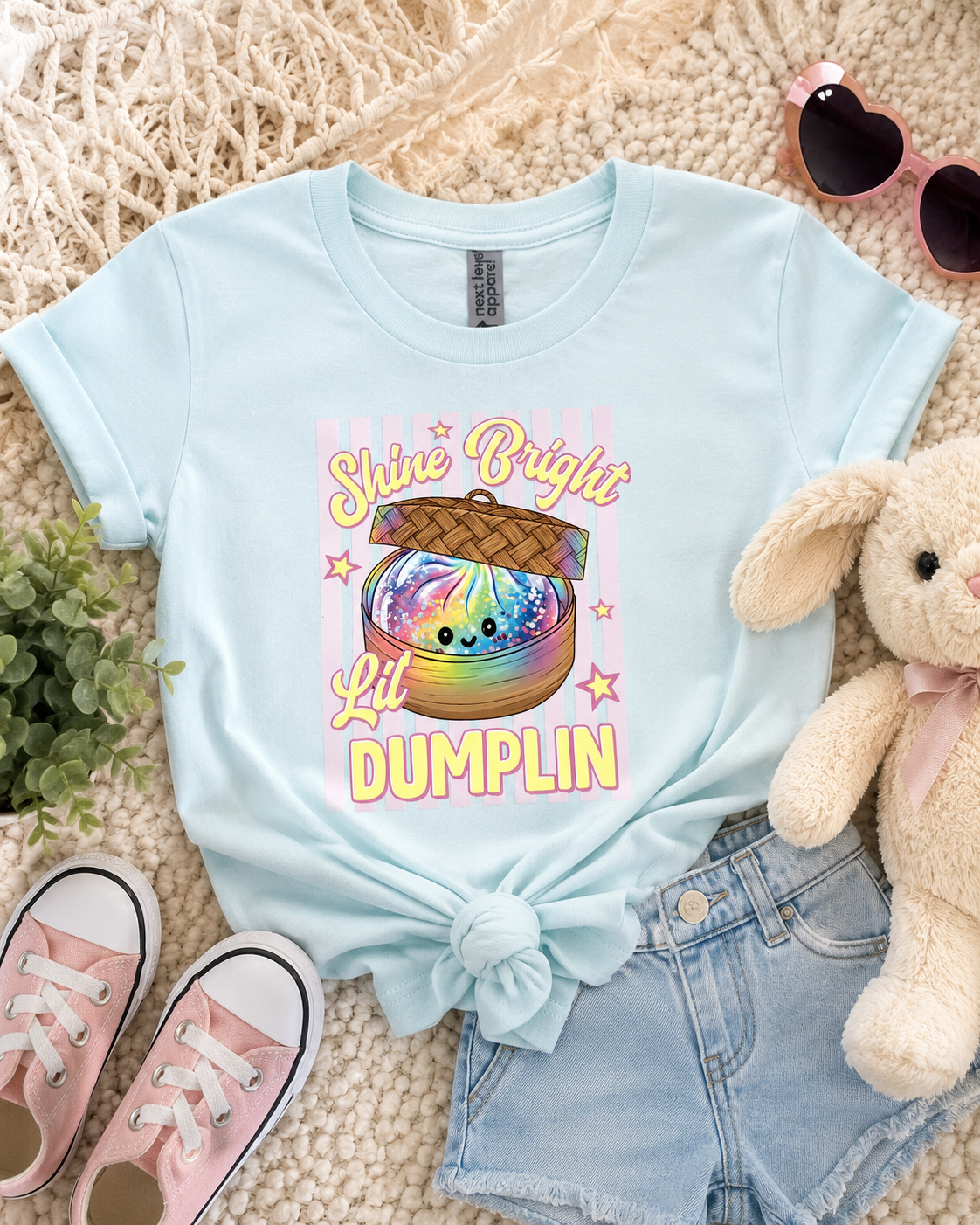 ✨ Shine Bright Lil Dumplin' Kids T-Shirt