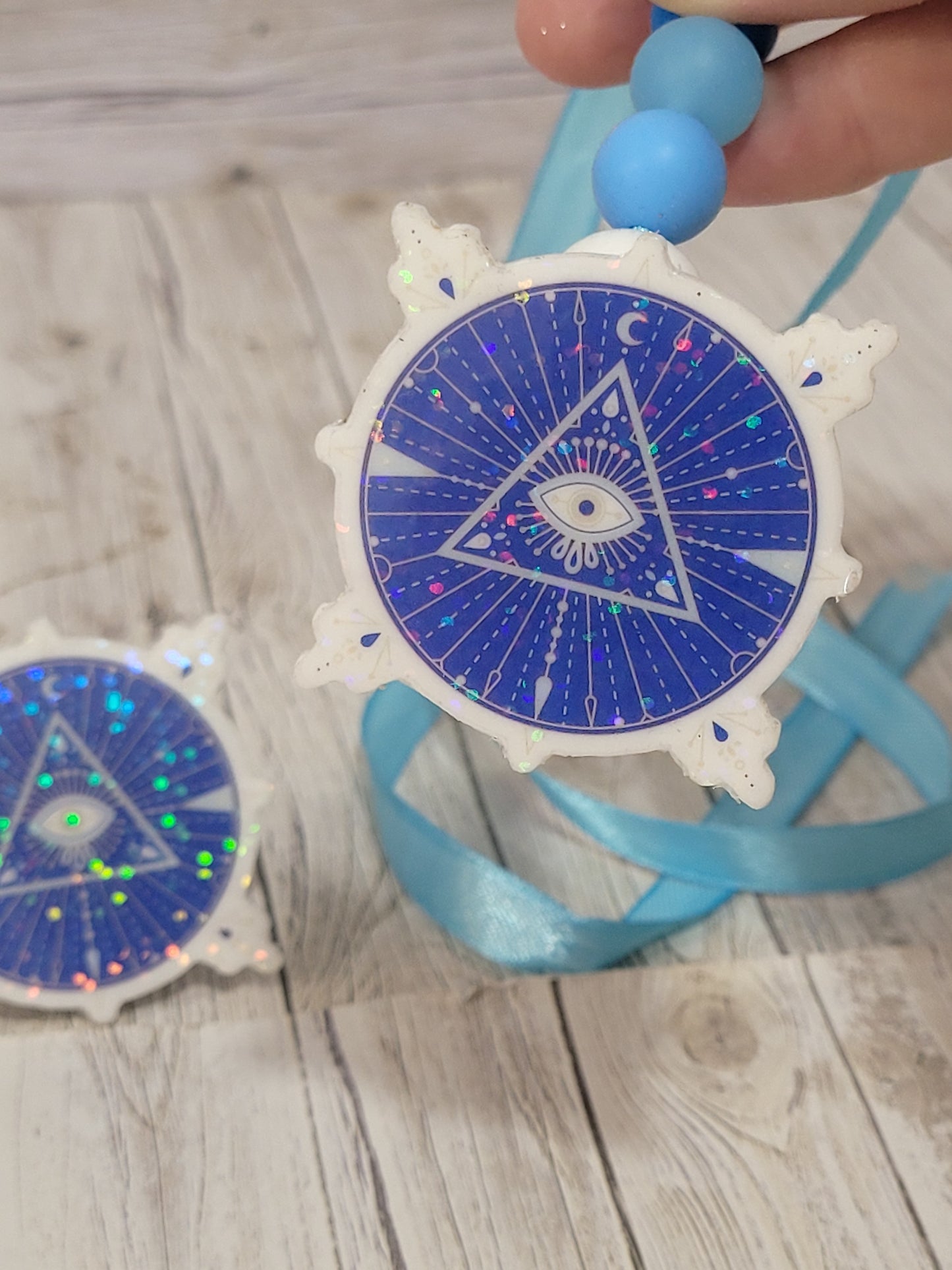 Evil Eye Car Freshener – Vent Clip or Rearview Mirror Hanging