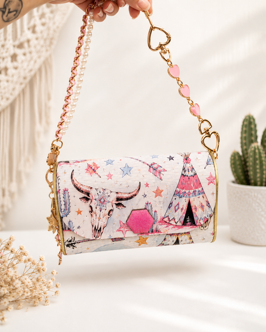 Desert Dreams Western Wooden Purse