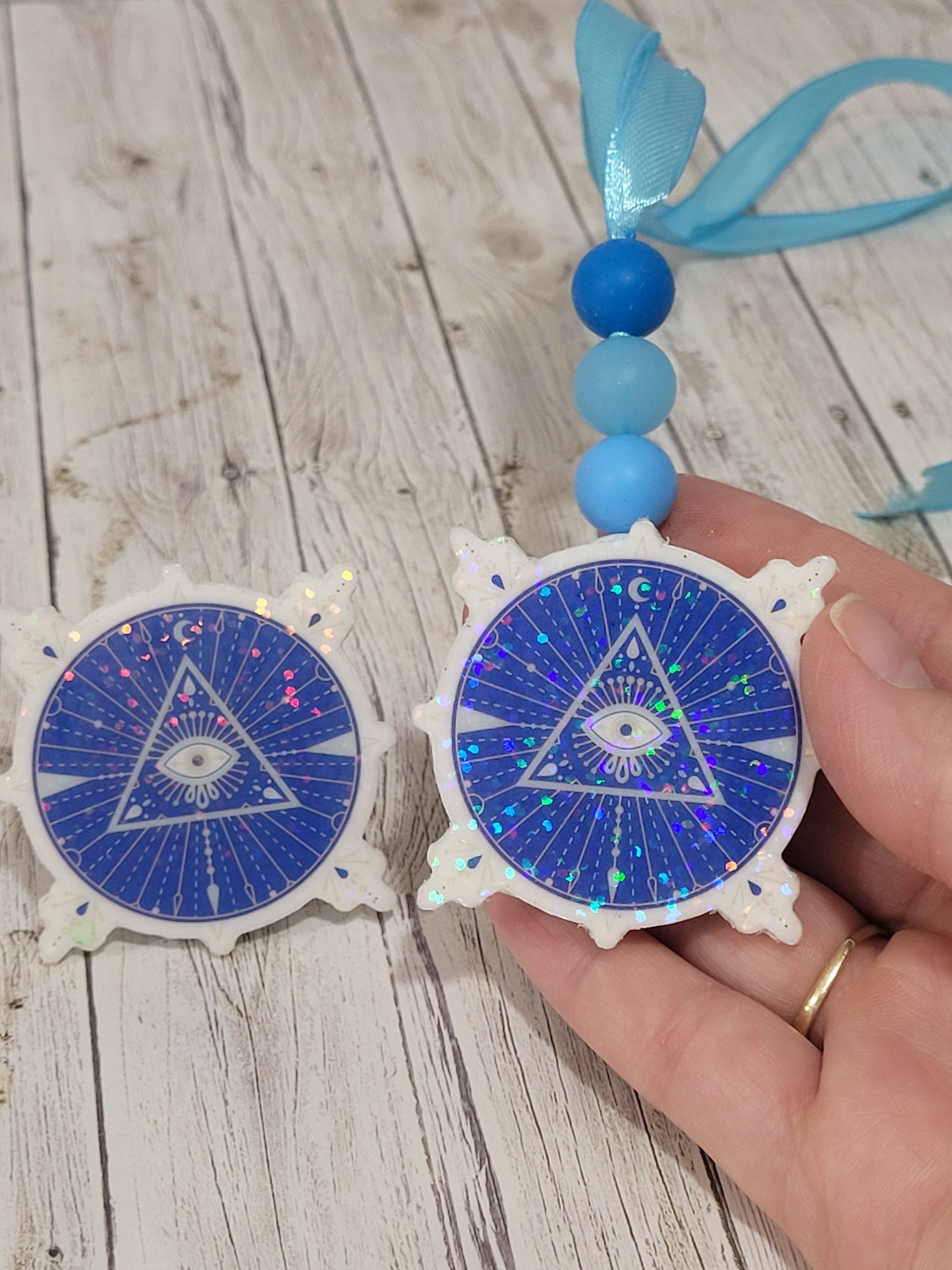 Evil Eye Car Freshener – Vent Clip or Rearview Mirror Hanging