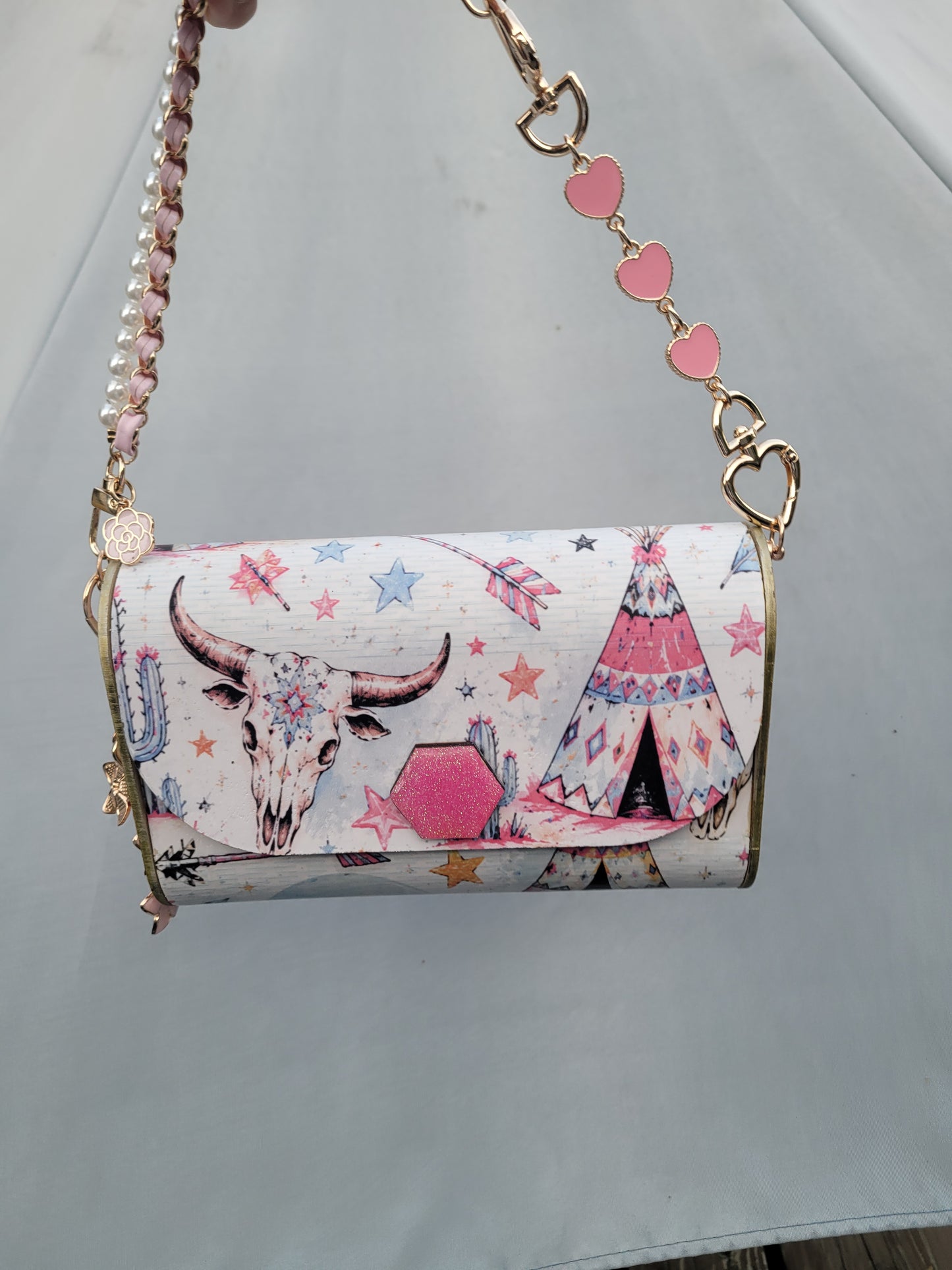 Desert Dreams Western Wooden Purse
