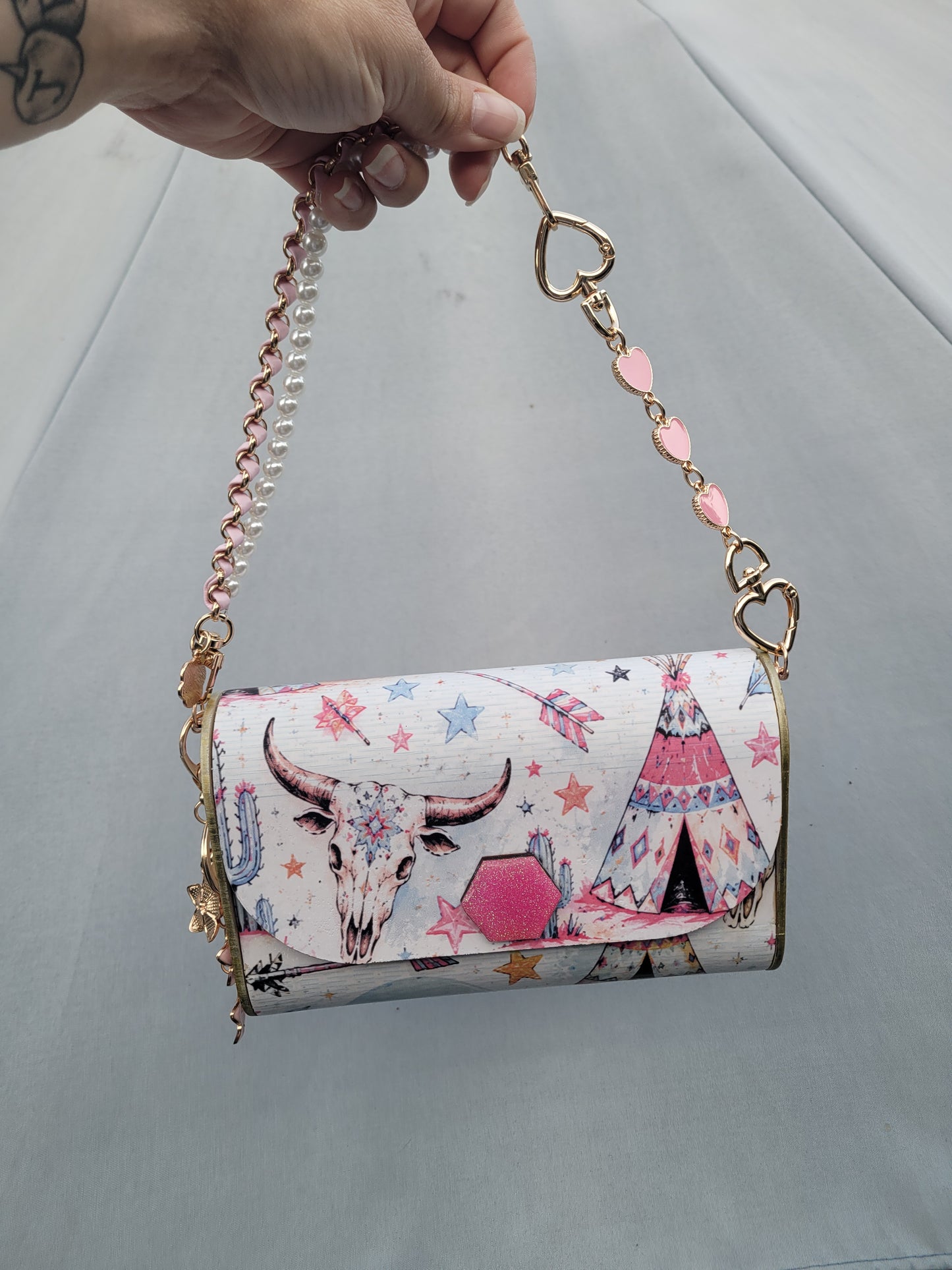 Desert Dreams Western Wooden Purse