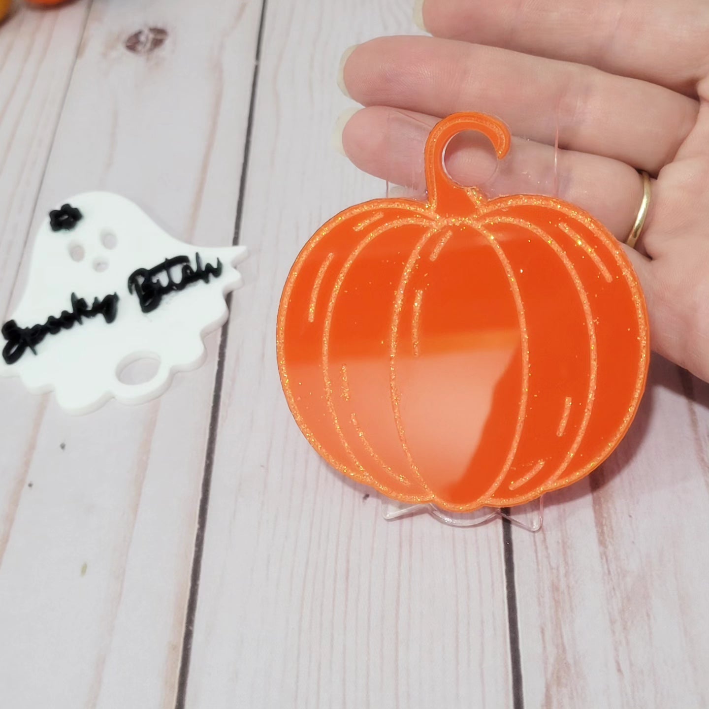 Pumpkin Straw Topper – Halloween & Fall Cup Accessory