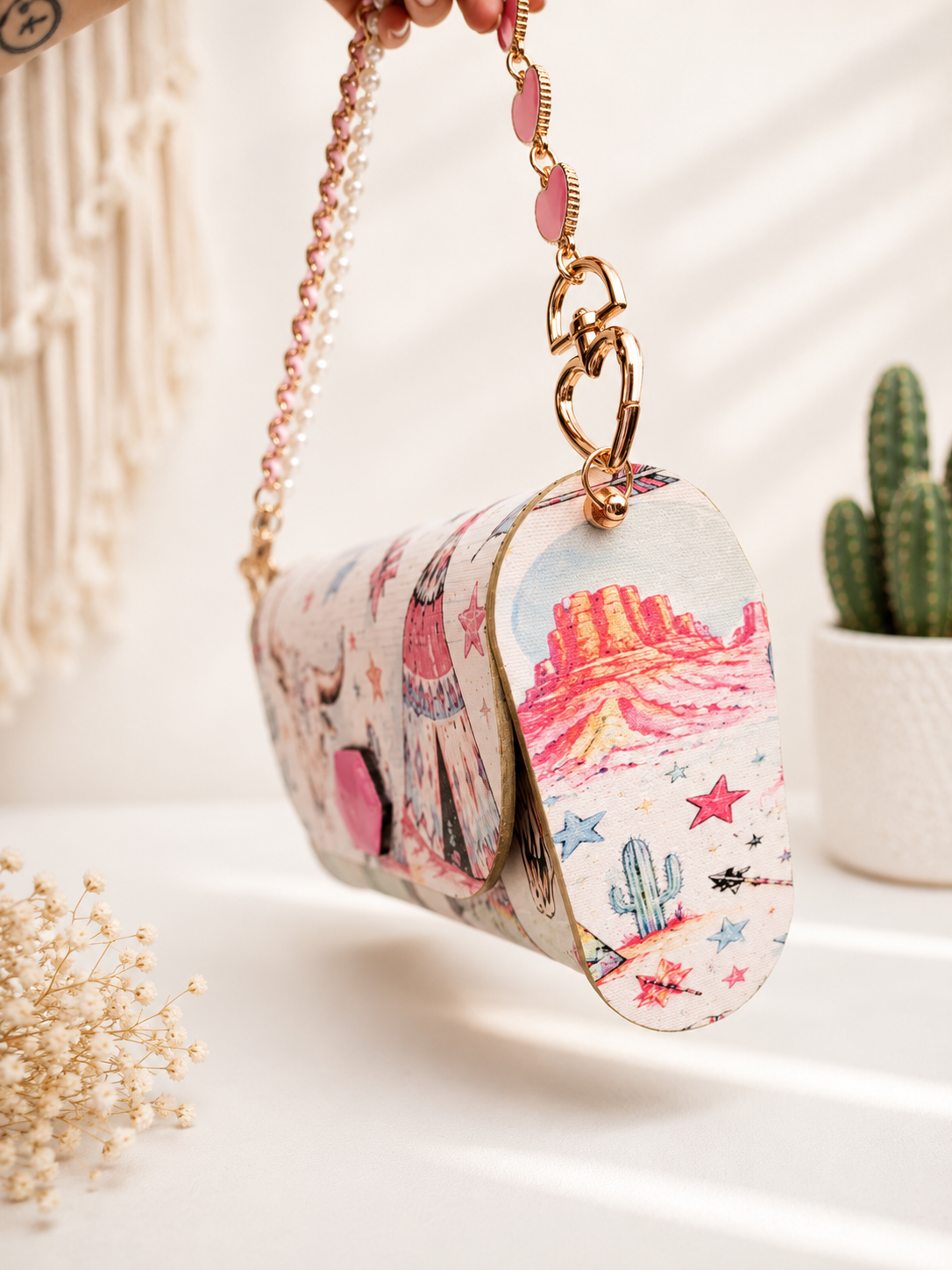 Desert Dreams Western Wooden Purse
