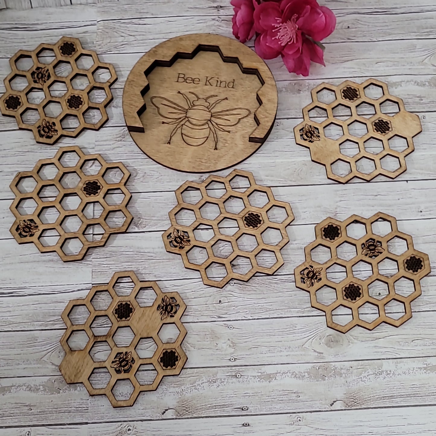 Honey Bee Coasters