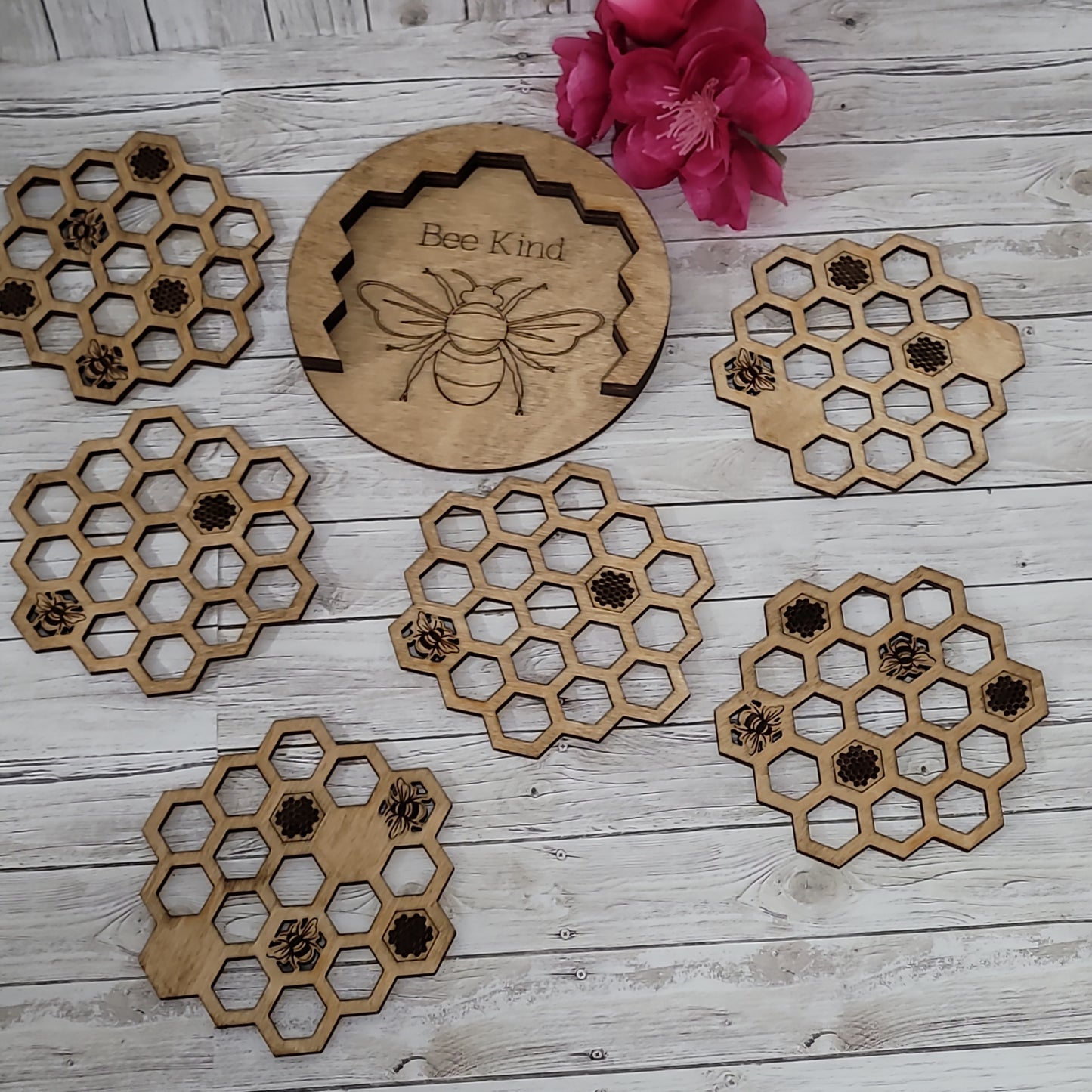 Honey Bee Coasters