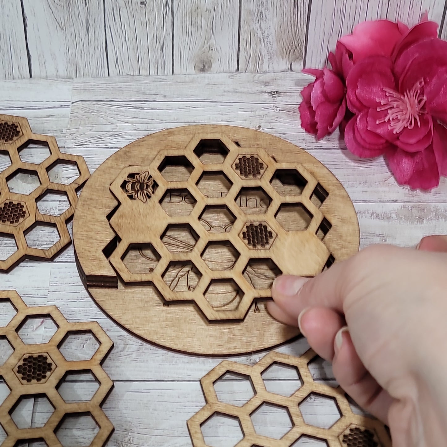 Honey Bee Coasters