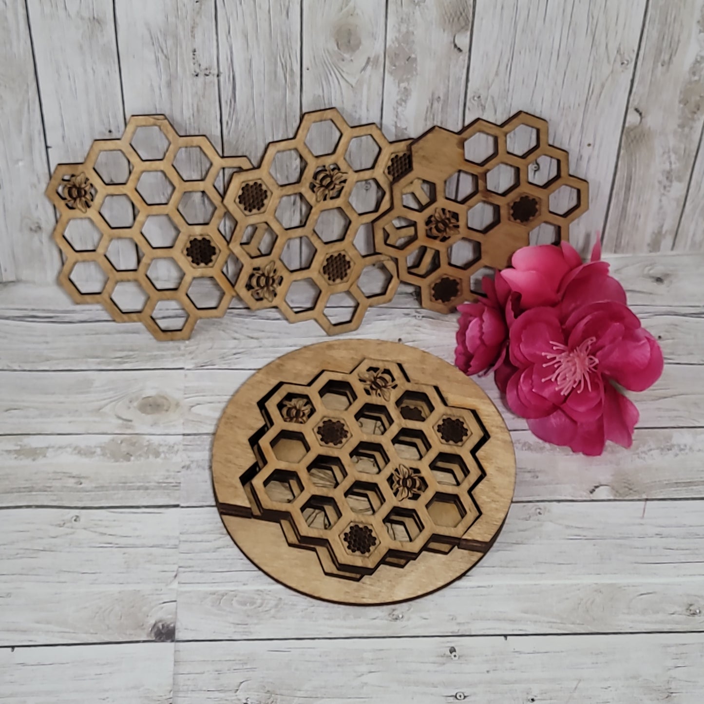 Honey Bee Coasters
