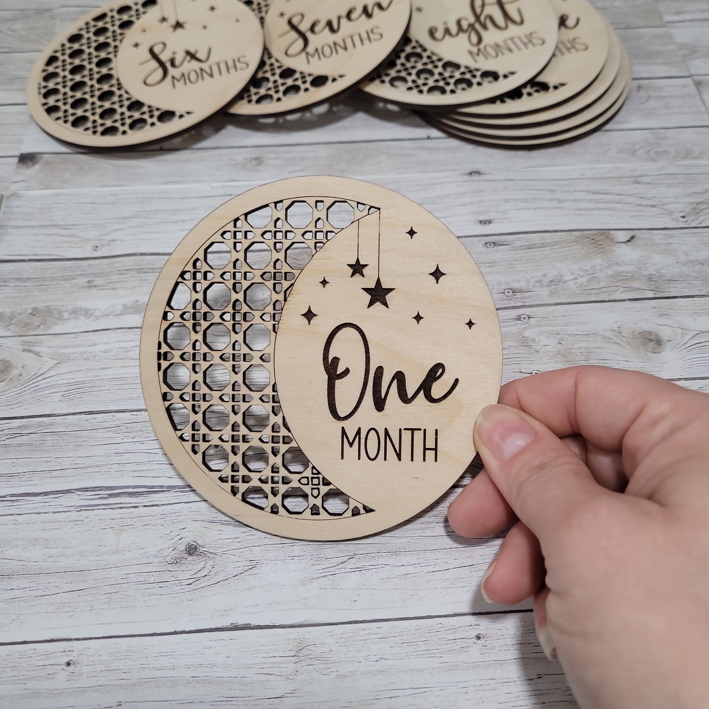 Moon and Star Baby Milestone