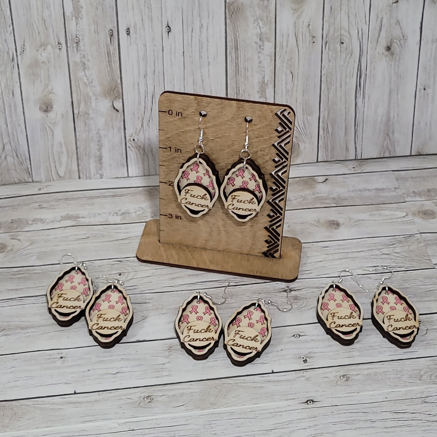 Breast Cancer Earrings