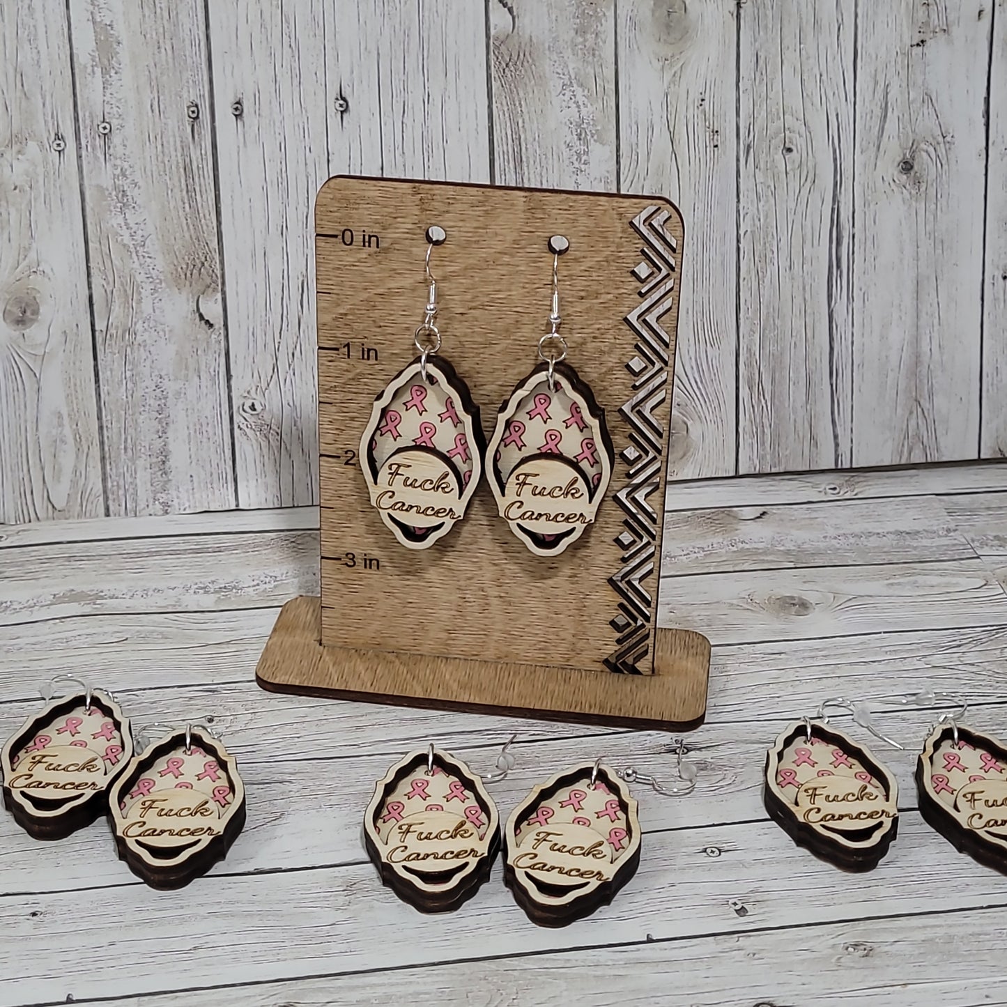 Breast Cancer Earrings