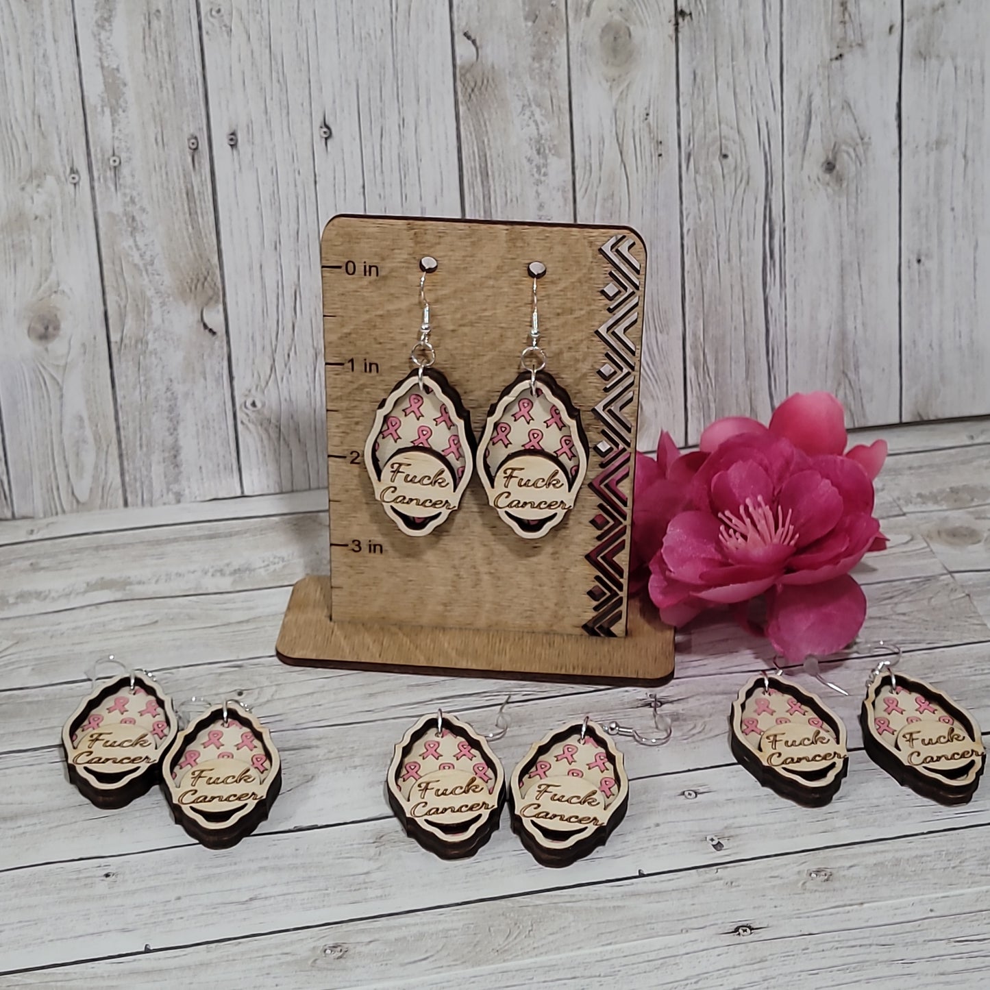 Breast Cancer Earrings