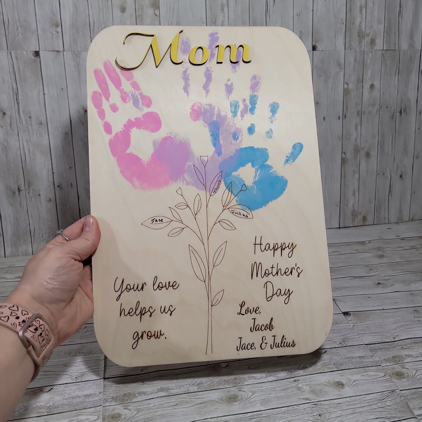 Mothers Day Gift, Thanks For Helping Us Grow
