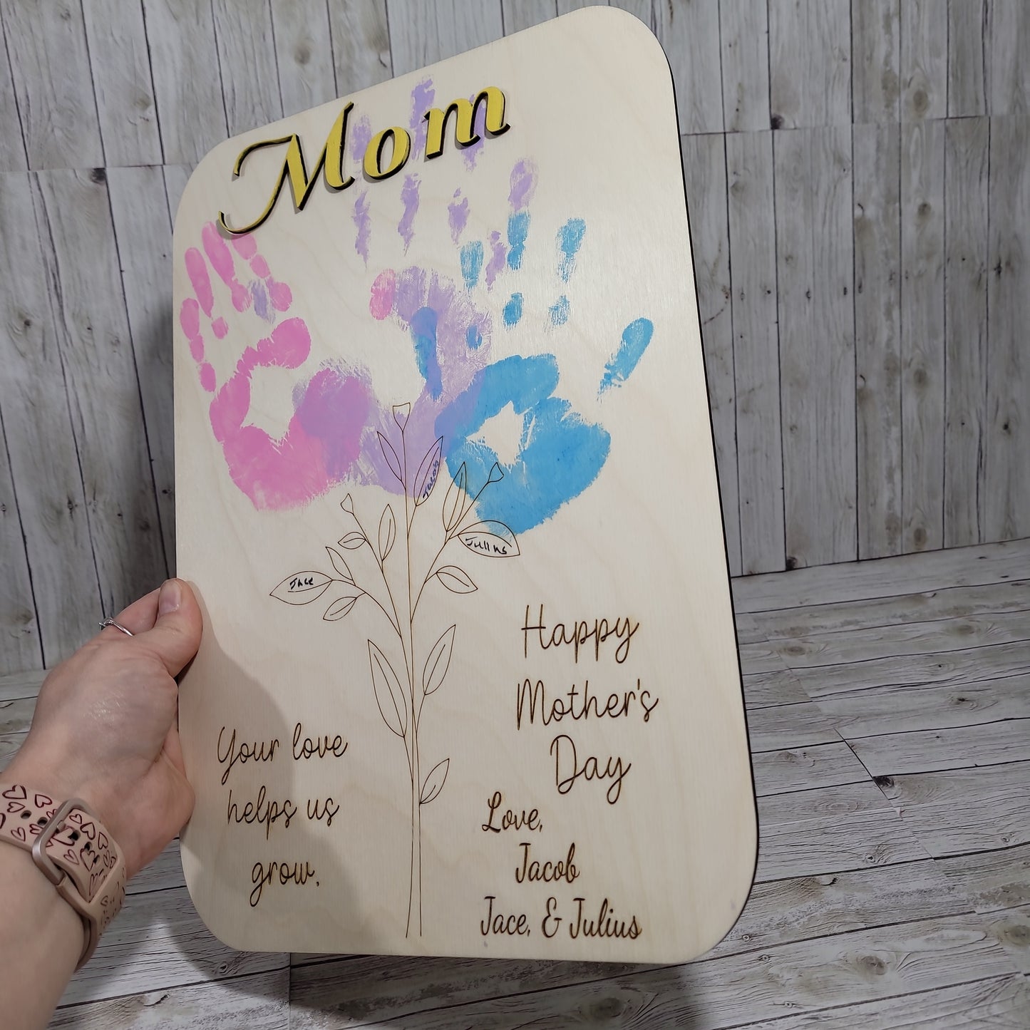 Mothers Day Gift, Thanks For Helping Us Grow