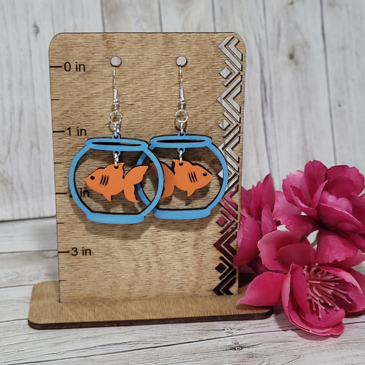 Gold Fish Earrings