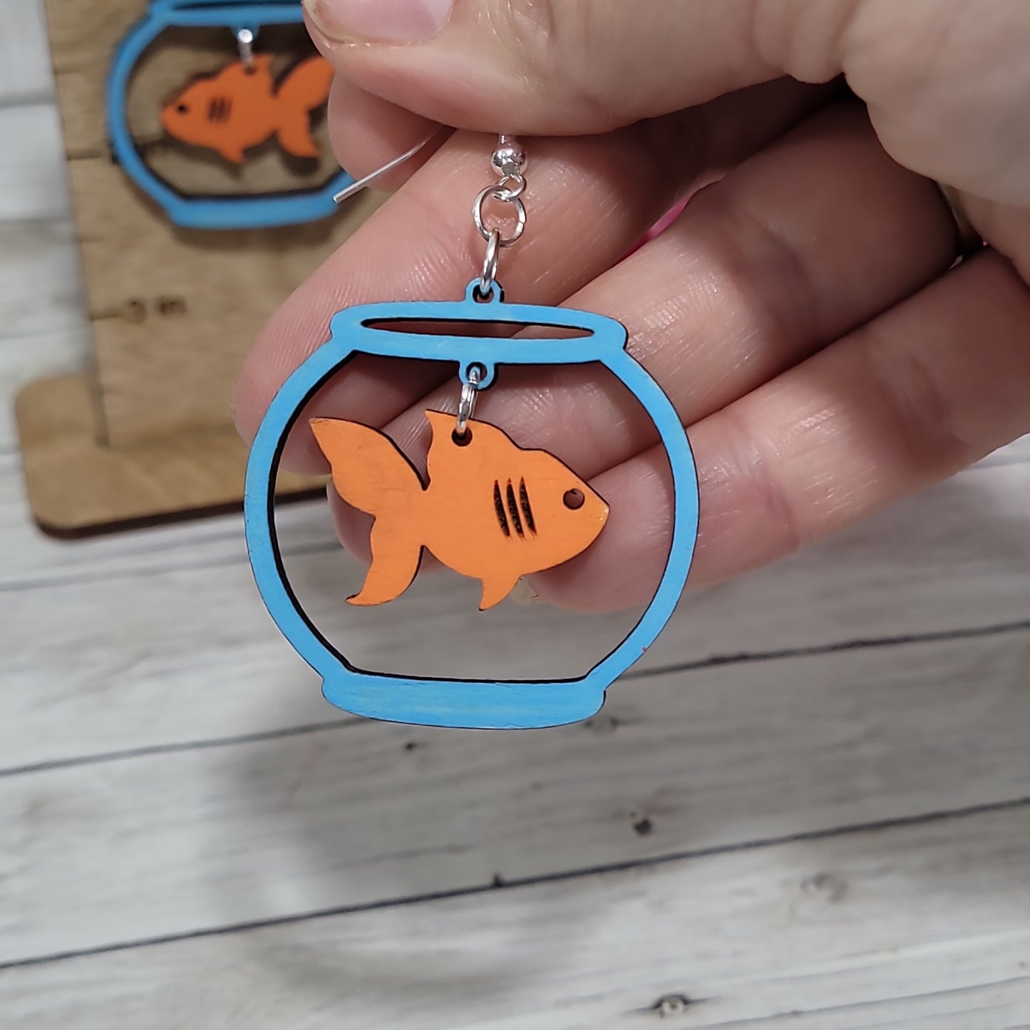 Gold Fish Earrings