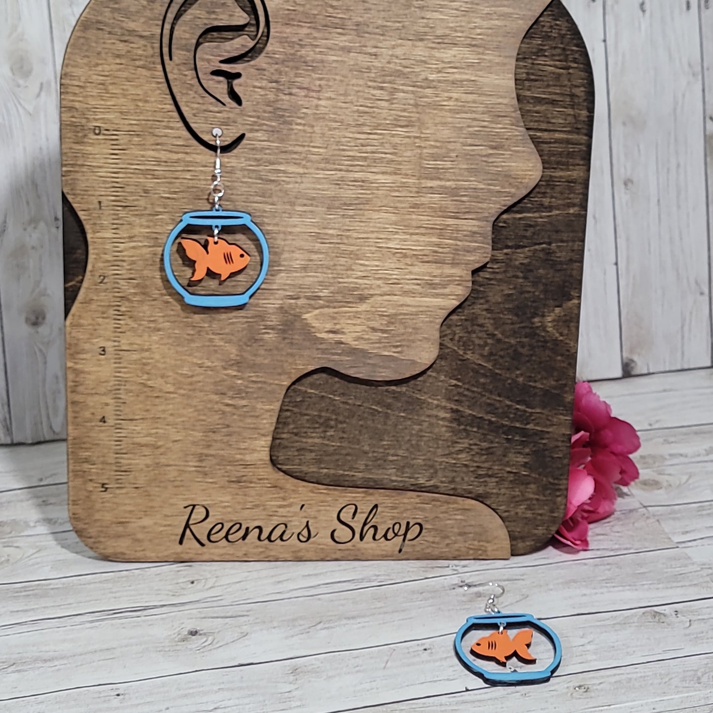 Gold Fish Earrings