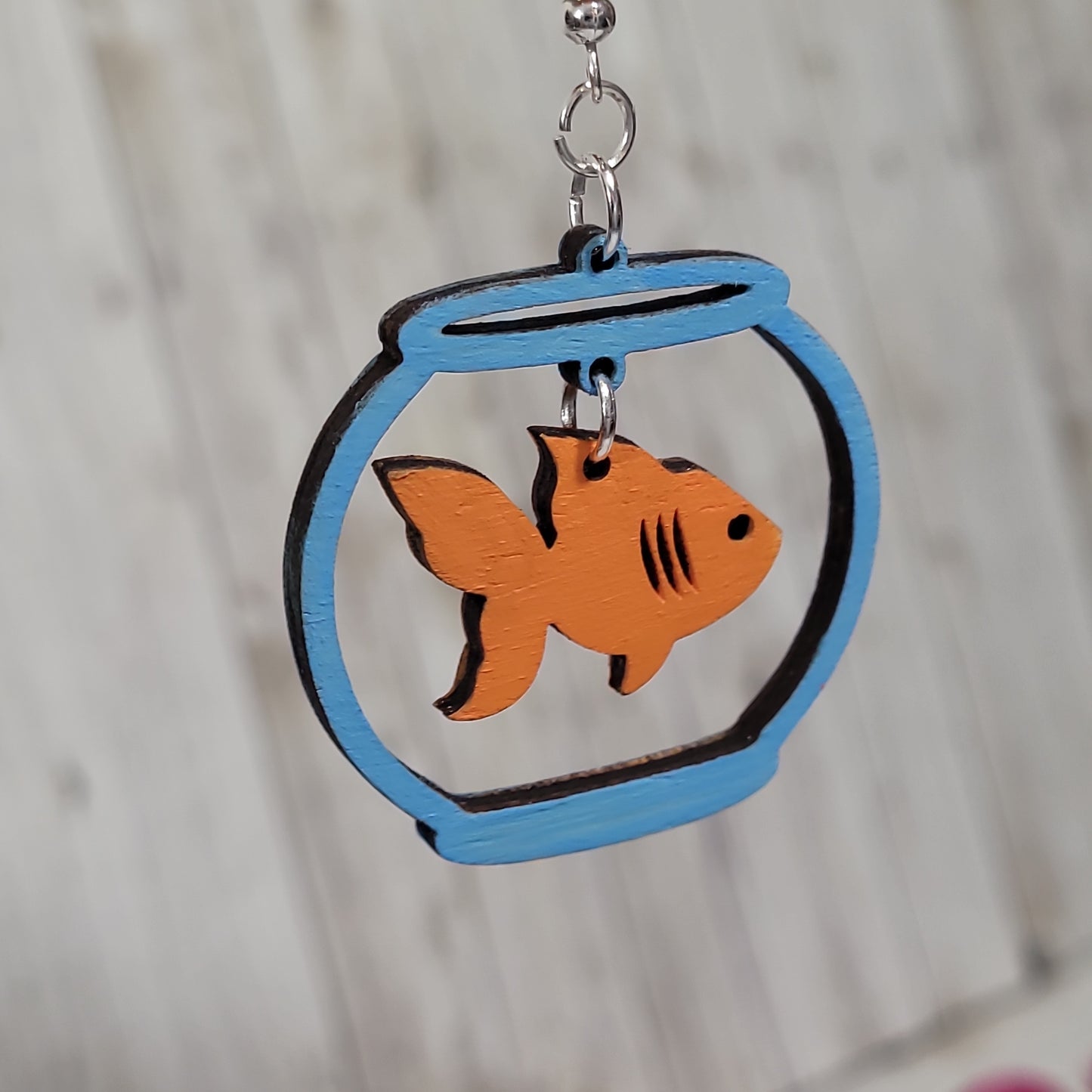 Gold Fish Earrings